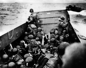 På vej mod Omaha Beach