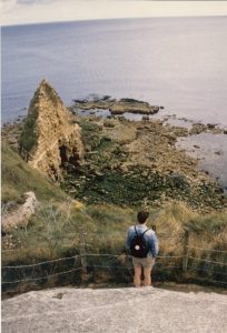 Point du Hoc: Udsigten fra observationsbunkeren (07.1994).