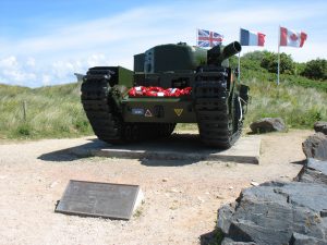 Seværdigheder Juno Beach - Bill Dunn's AVRE kampvogn nær Graye-sur-Mer