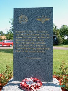 Til minde om 9. bataljon fra 3. luftbårne brigade