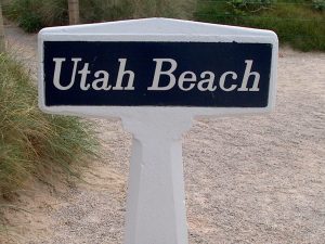 Utah Beach - Ældre vejskilt