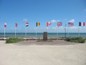 Langrune-sur-Mer - Mindesmærke for No 48 Royal Marines Commando