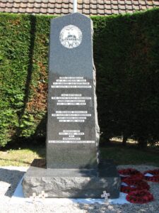 Mindesmærke i Asnelles for The South Wales Borderers